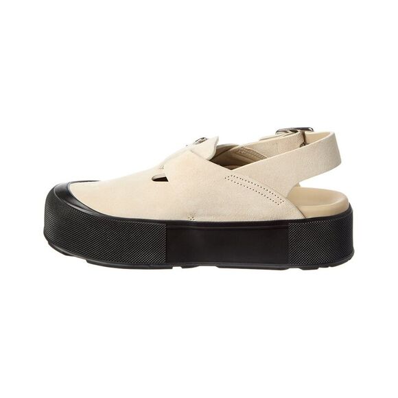 Alexander Mcqueen Mount Slick Suede Leather Sandal, Tan